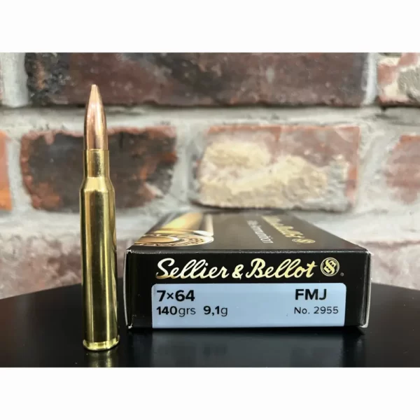 Amunicja Sellier&Bellot kal. 7x64 9,1g FMJ - obrazek 2