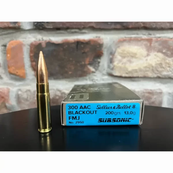 Amunicja S&B 300 AAC BLACKOUT SUBSONIC FMJ 13g - obrazek 2