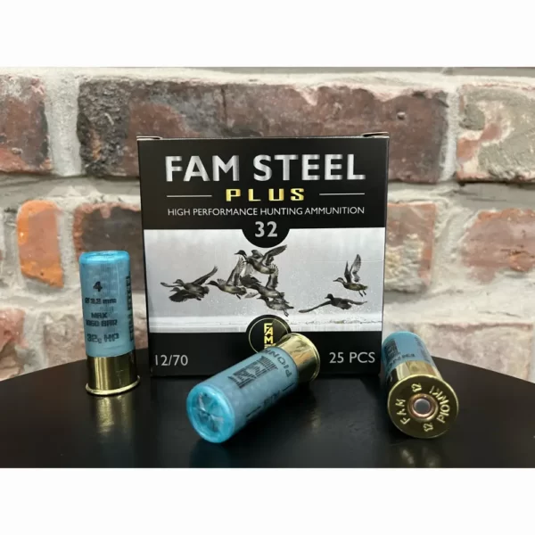 Amunicja FAM PIONKI 12/70 FAM STEEL Plus 32g 4-3,30mm