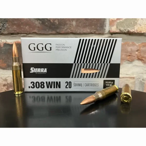 Amunicja GGG kal .308 Win 155 gr Sierra HPBT