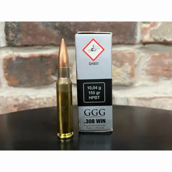 Amunicja GGG kal .308 Win 155 gr Sierra HPBT - obrazek 2