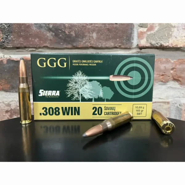 Amunicja GGG kal .308 Win 165gr/10,69g Sierra SBT