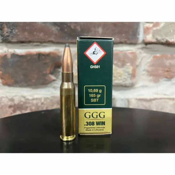 Amunicja GGG kal .308 Win 165gr/10,69g Sierra SBT - obrazek 2