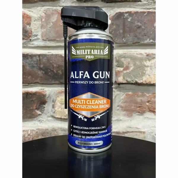 ALFA GUN Multi Cleaner - zmywacz i smar 2w1 - obrazek 4